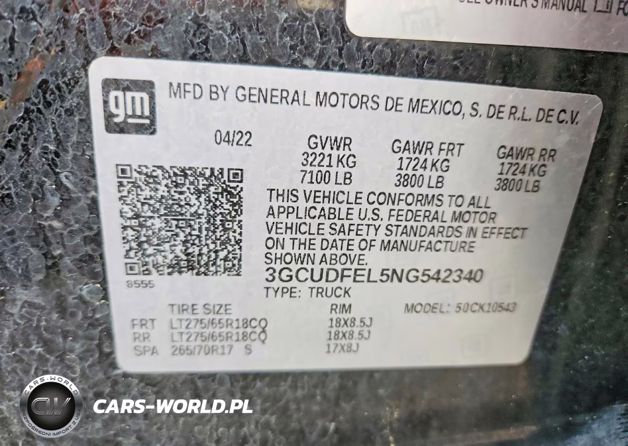 2022 Chevrolet Silverado K1500 Lt Trail Boss VIN:3GCUDFEL5NG542340 - 12