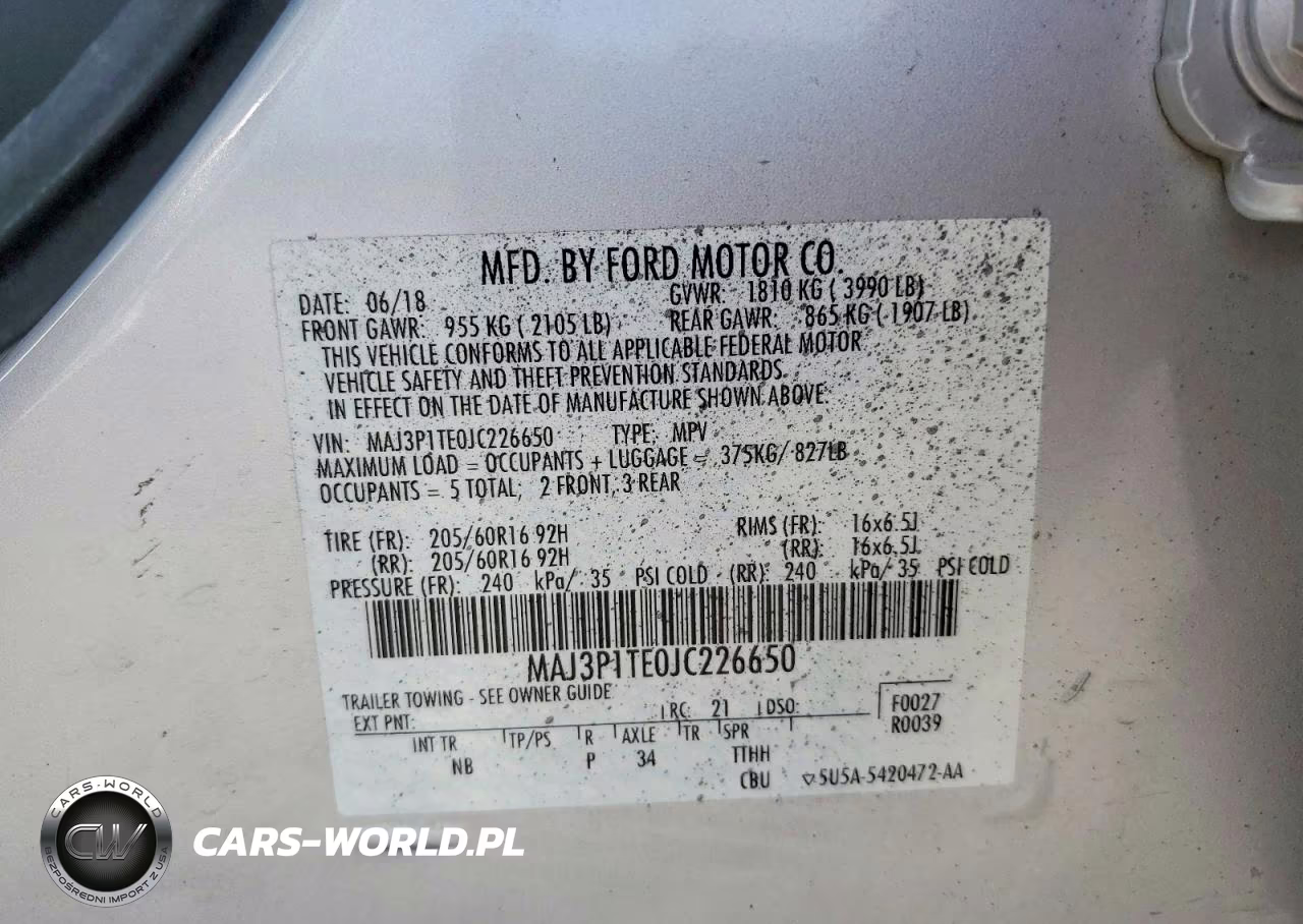 2018 Ford Ecosport Se VIN:MAJ3P1TE0JC226650 - 13