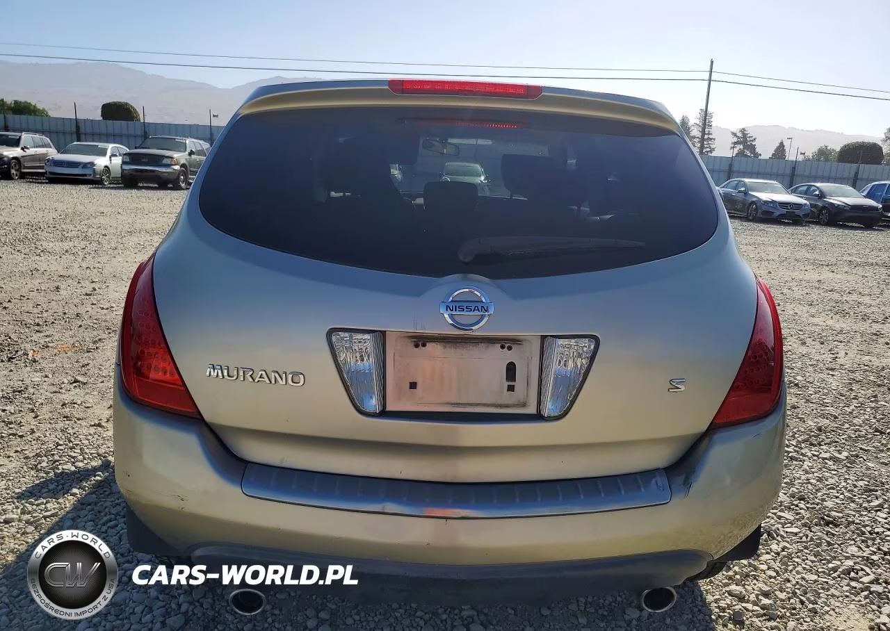 2006 Nissan Murano S VIN:JN8AZ08T66W425645 - 6
