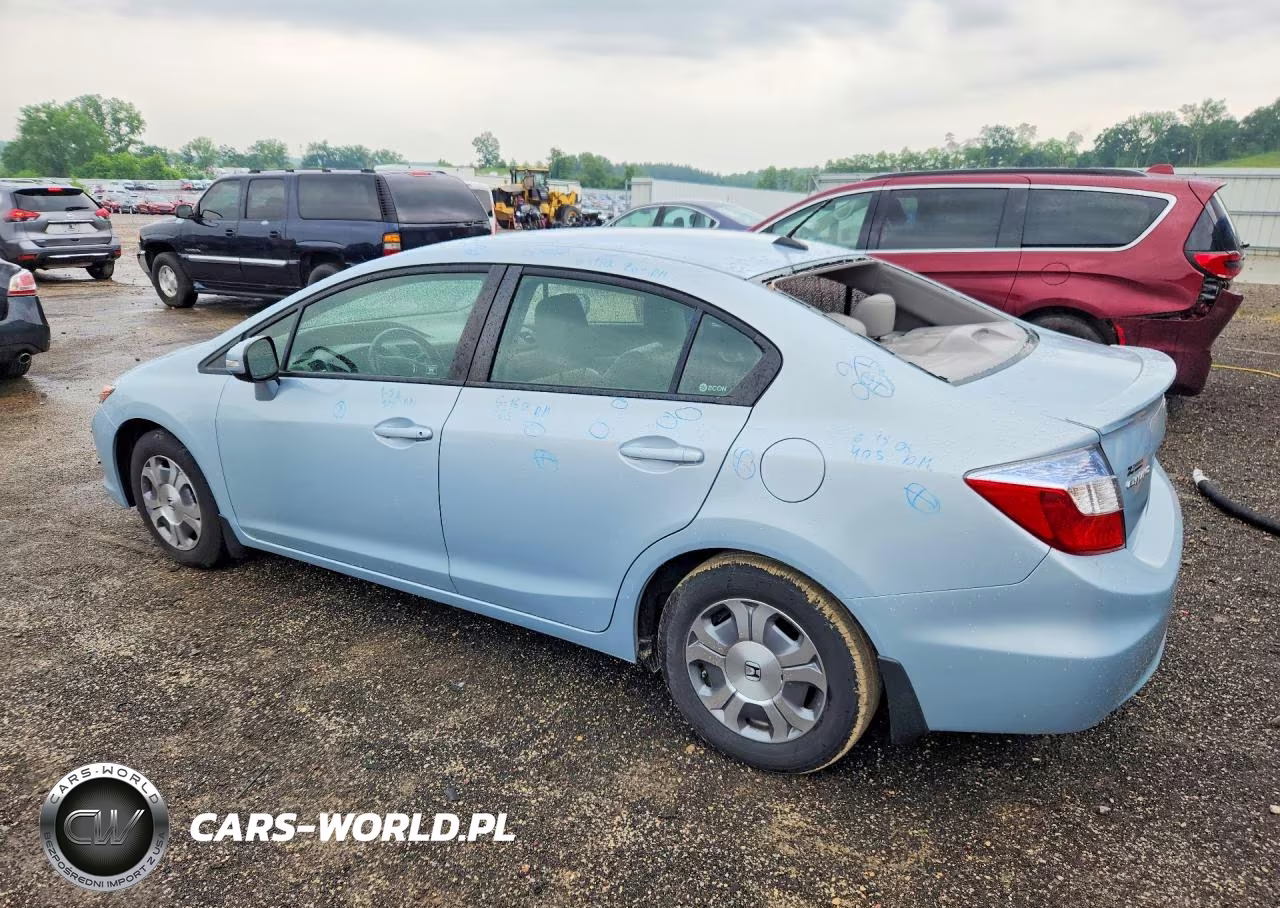 2012 Honda Civic Hybrid L VIN:JHMFB4F35CS006266 - 2