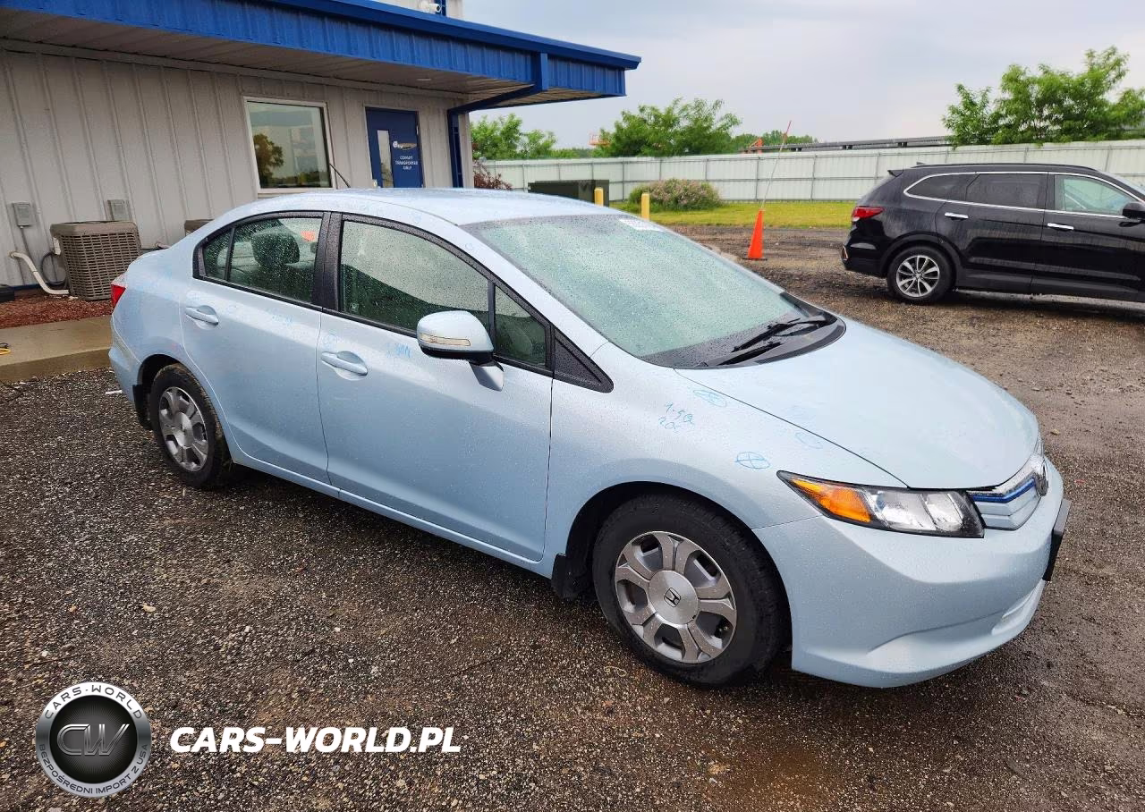 2012 Honda Civic Hybrid L VIN:JHMFB4F35CS006266 - 4