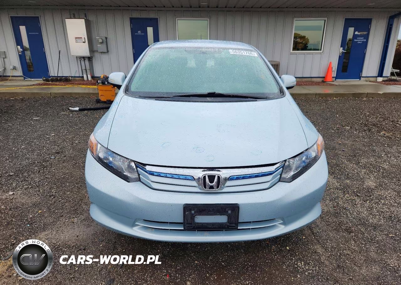 2012 Honda Civic Hybrid L VIN:JHMFB4F35CS006266 - 5