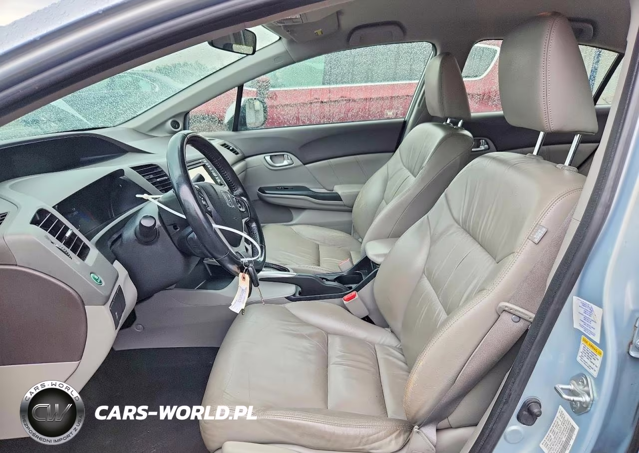 2012 Honda Civic Hybrid L VIN:JHMFB4F35CS006266 - 7