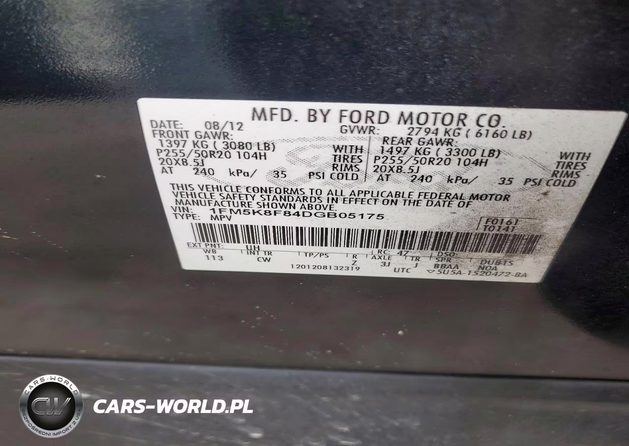 2013 Ford Explorer Limited VIN:1FM5K8F84DGB05175 - 14