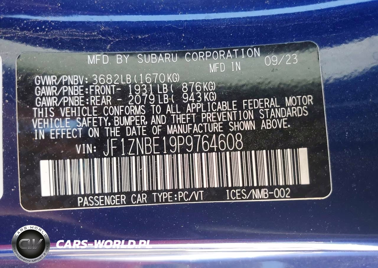 2023 Toyota Gr 86 Premium VIN:JF1ZNBE19P9764608 - 13
