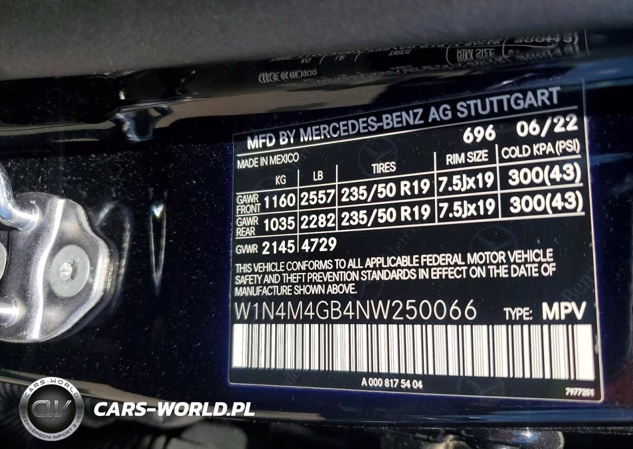 2022 Mercedes-Benz Glb 250 VIN:W1N4M4GB4NW250066 - 13