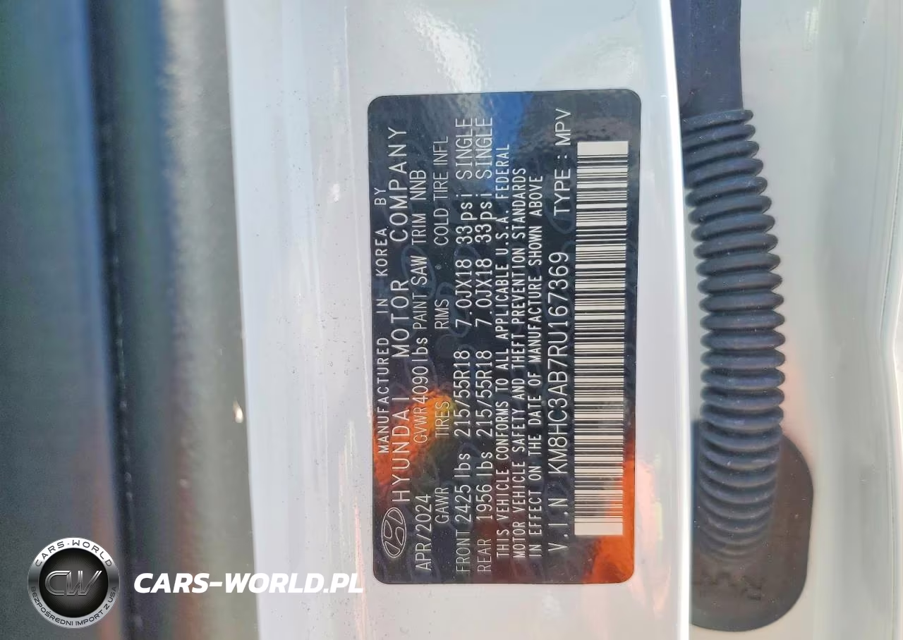 2024 Hyundai Kona Sel VIN:KM8HC3AB7RU167369 - 13