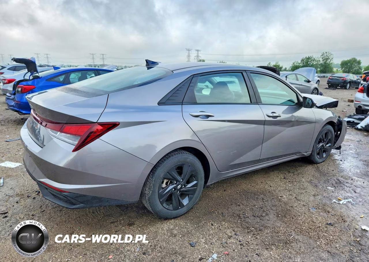 2021 Hyundai Elantra Sel VIN:KMHLM4AG2MU212512 - 3