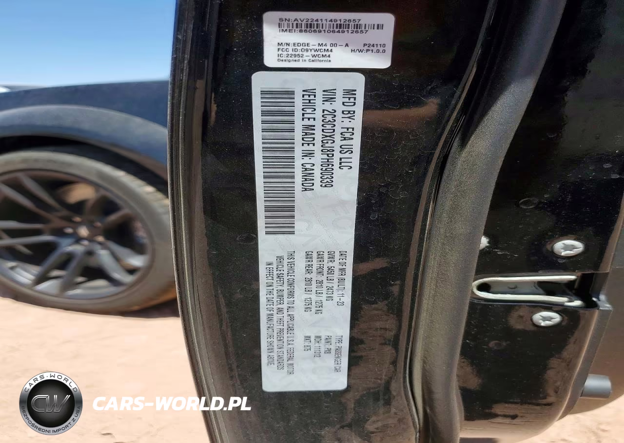 2023 Dodge Charger Scat Pack VIN:2C3CDXGJ8PH690339 - 12