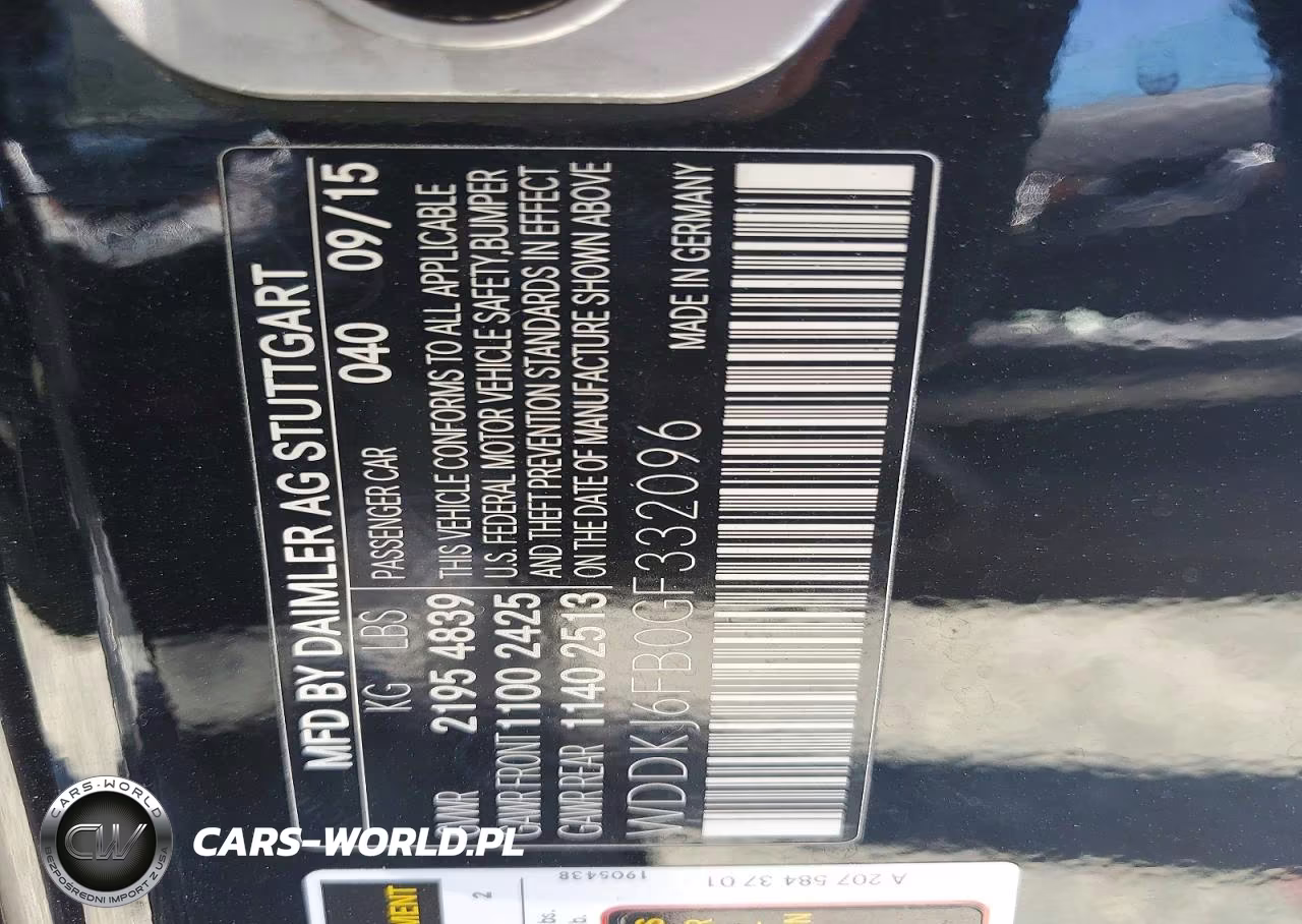 2016 Mercedes-Benz E 400 VIN:WDDKJ6FB0GF332096 - 12