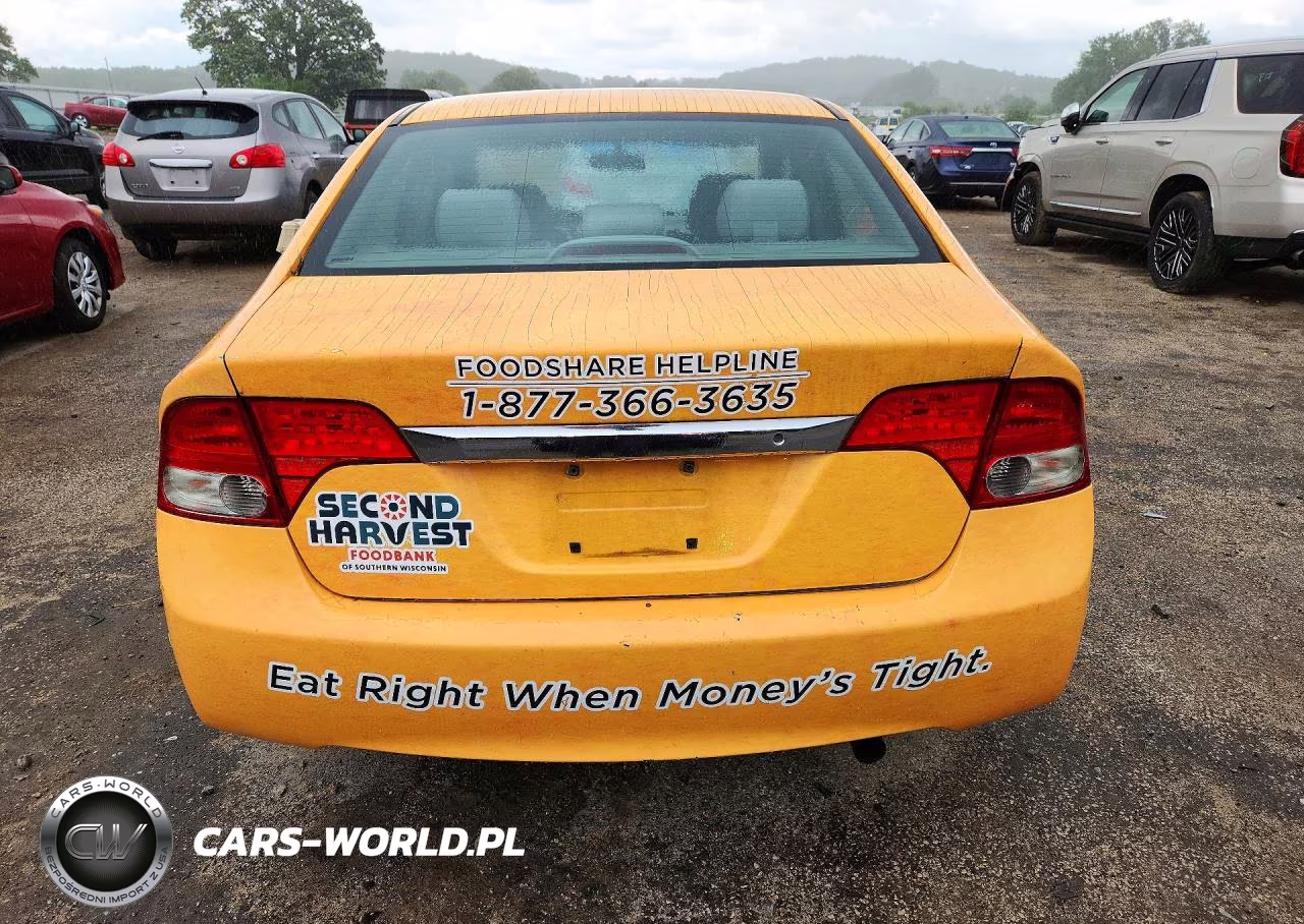 2009 Honda Civic Lx VIN:2HGFA16589H302257 - 6