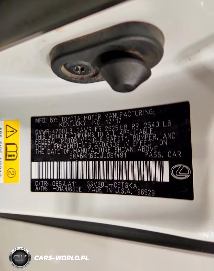 2018 Lexus Es 350 VIN:58ABK1GG0JU091491 - 12