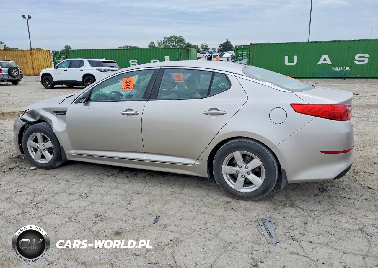 2014 Kia Optima Lx VIN:KNAGM4A77E5483418 - 2