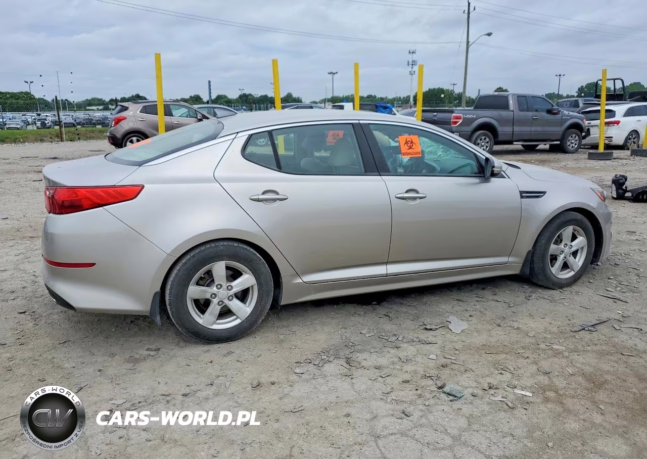 2014 Kia Optima Lx VIN:KNAGM4A77E5483418 - 3
