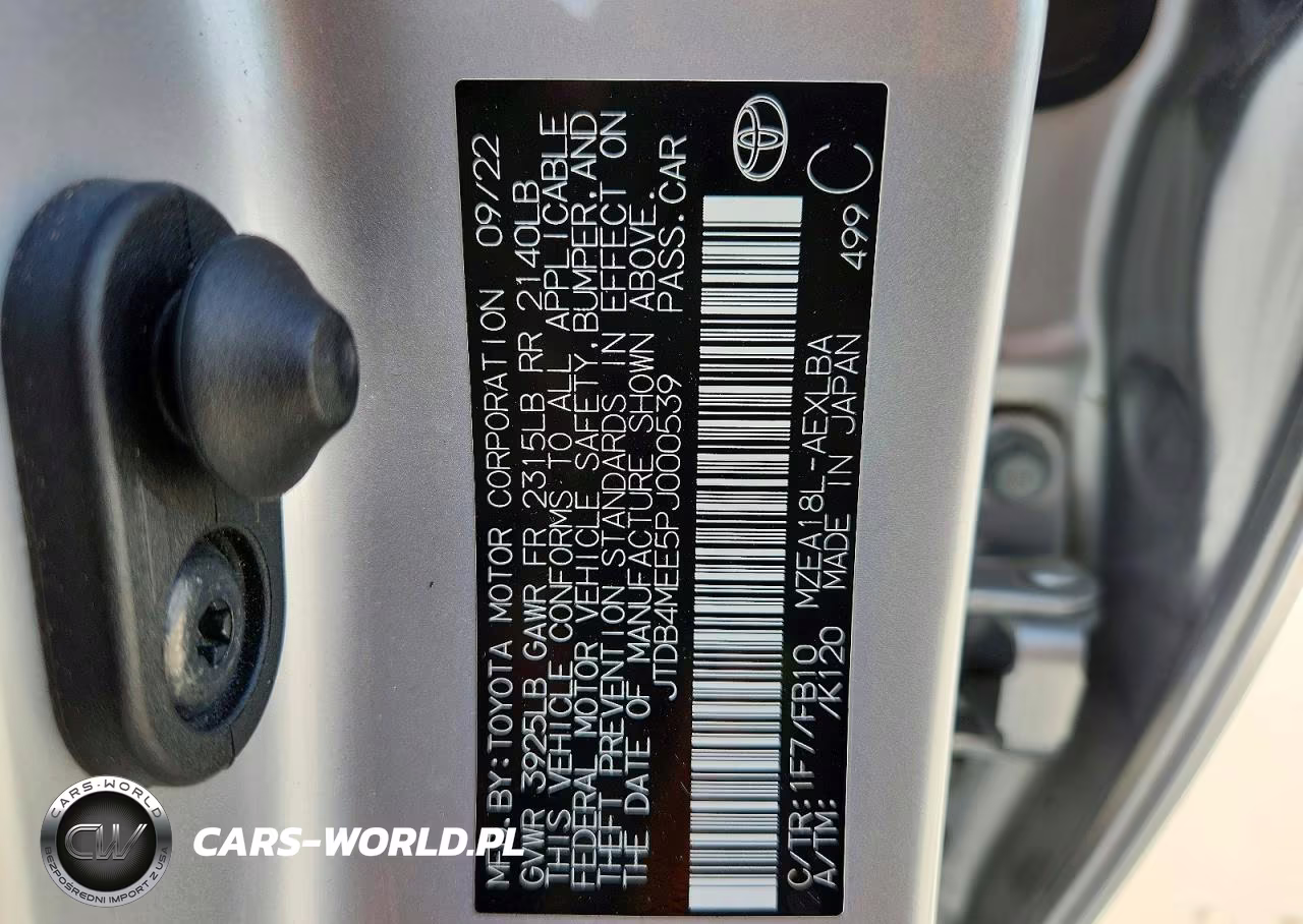 2023 Toyota Corolla Le VIN:JTDB4MEE5PJ000539 - 12
