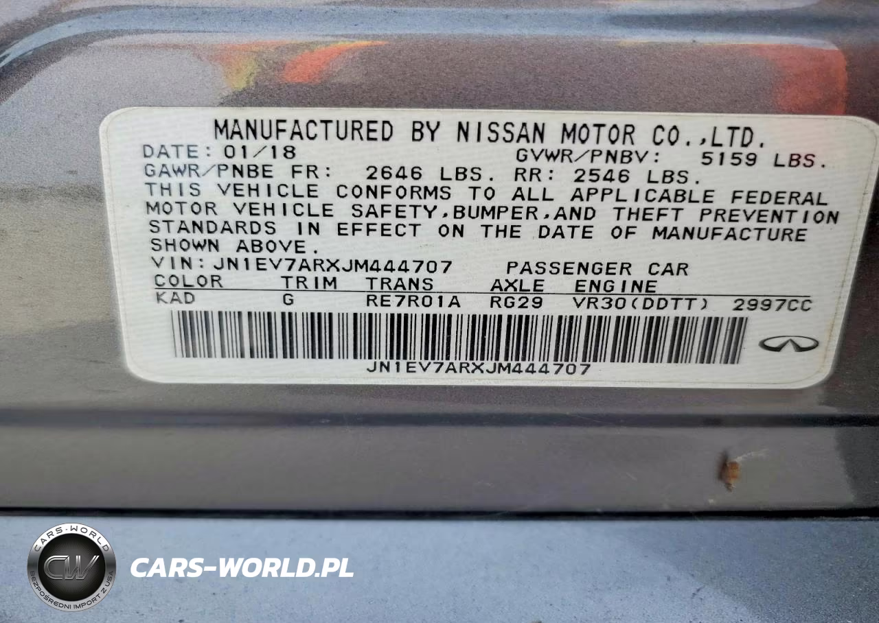2018 Infiniti Q50 Luxe VIN:JN1EV7ARXJM444707 - 12