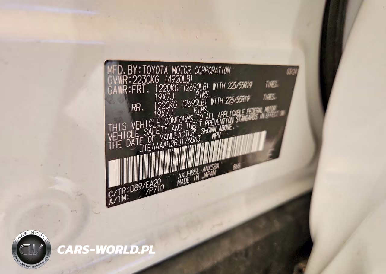 2024 Toyota Venza Limited VIN:JTEAAAAH2RJ176563 - 12