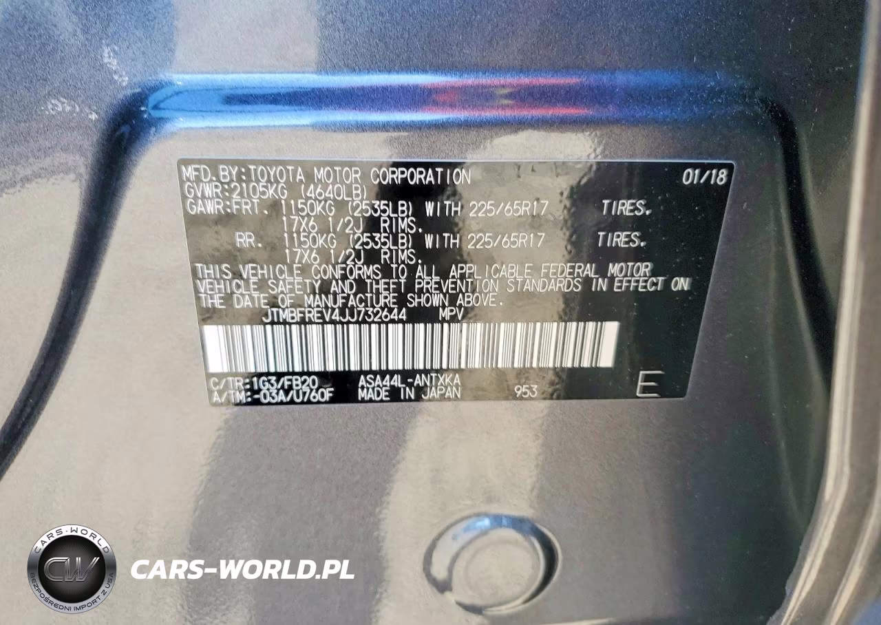 2018 Toyota Rav4 Le VIN:JTMBFREV4JJ732644 - 13