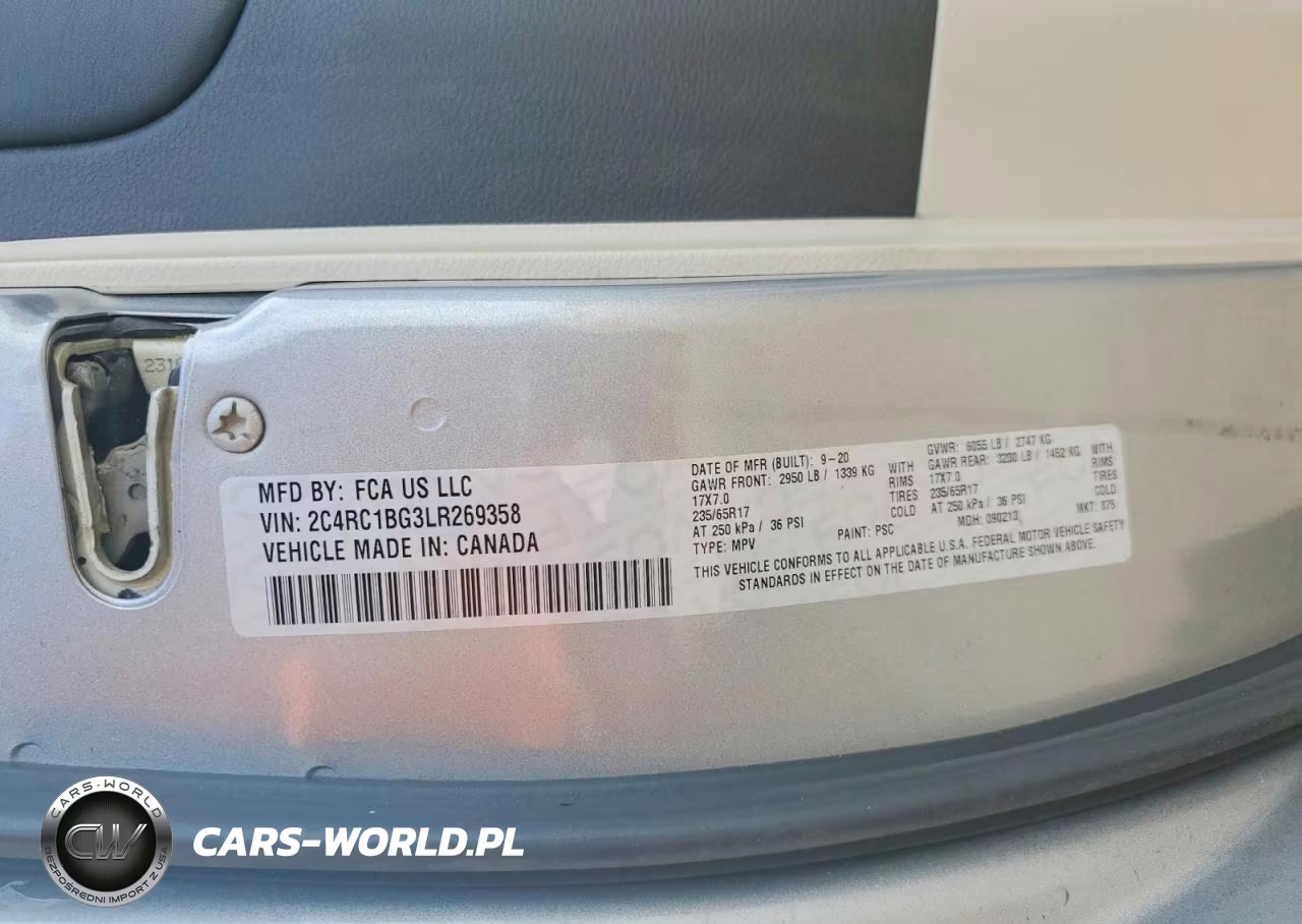 2020 Chrysler Pacifica Touring L VIN:2C4RC1BG3LR269358 - 13