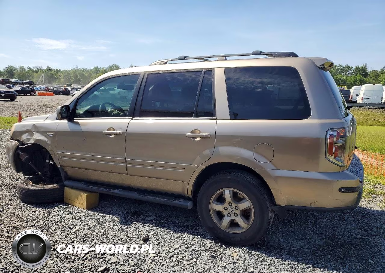 2007 Honda Pilot Exl VIN:2HKYF18597H517981 - 2