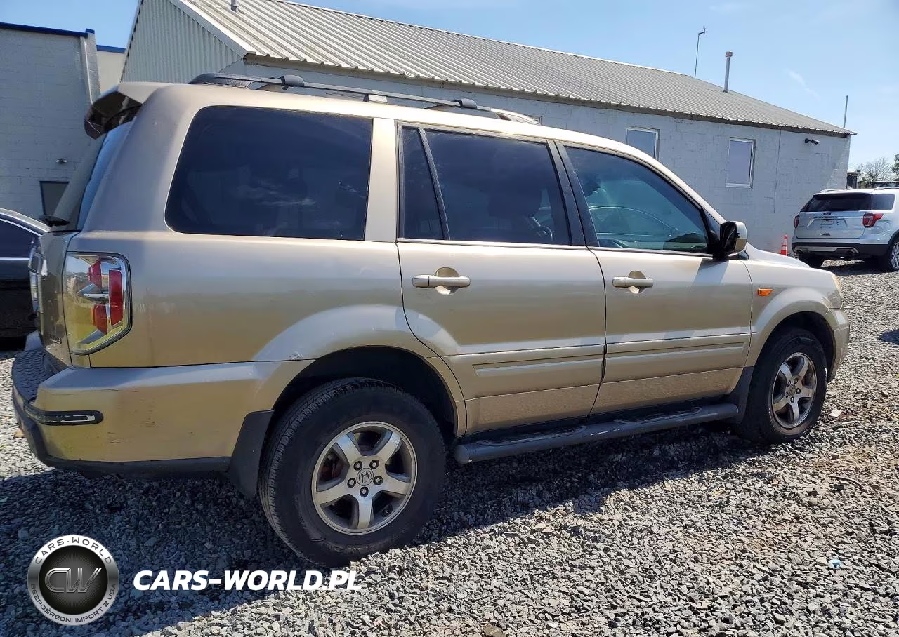 2007 Honda Pilot Exl VIN:2HKYF18597H517981 - 3