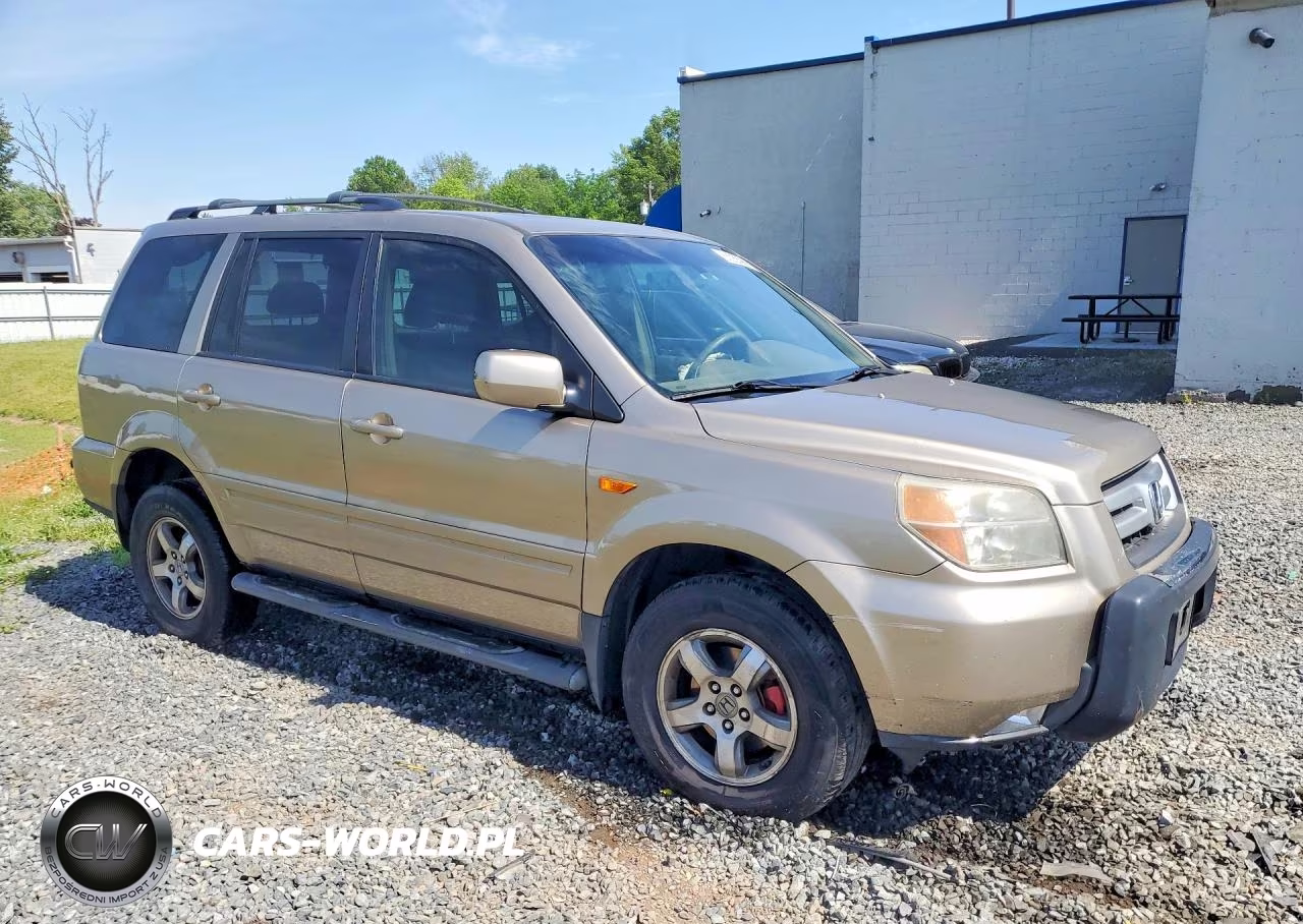 2007 Honda Pilot Exl VIN:2HKYF18597H517981 - 4