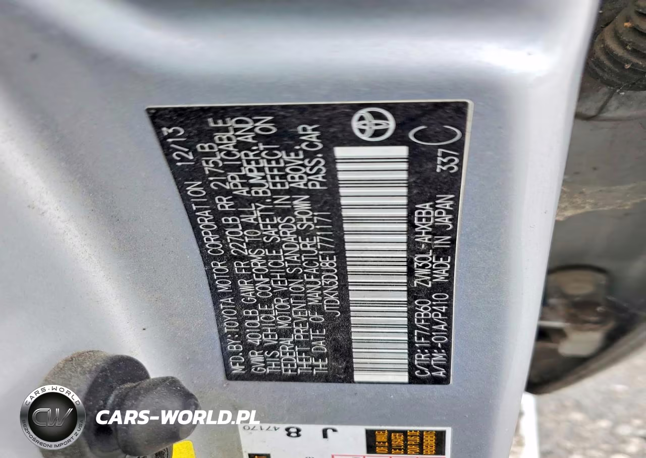 2014 Toyota Prius Two VIN:JTDKN3DU8E1771171 - 12