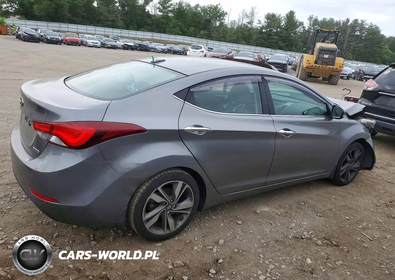 2014 Hyundai Elantra Limited VIN:5NPDH4AE5EH476072 - 3