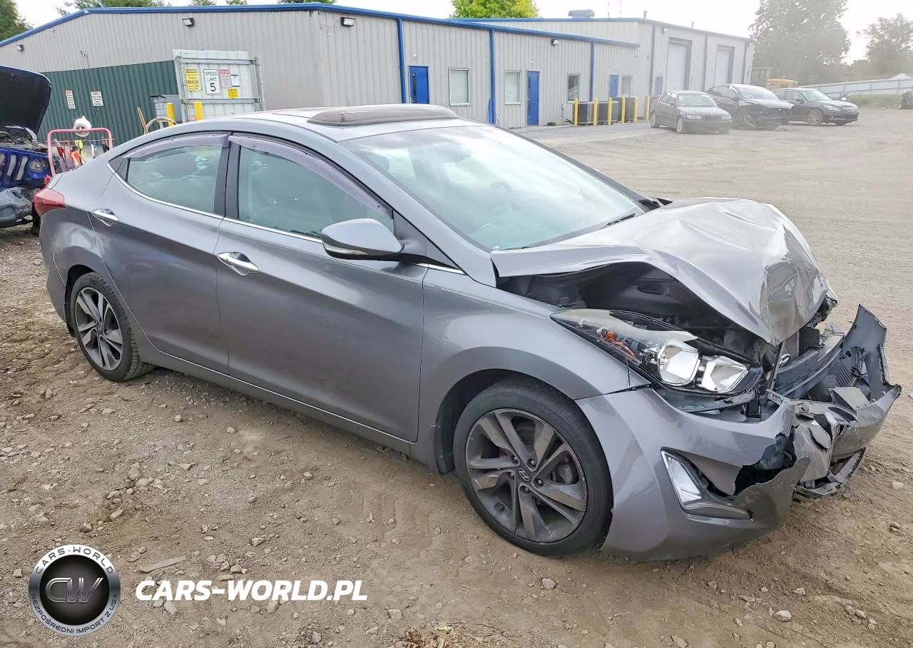 2014 Hyundai Elantra Limited VIN:5NPDH4AE5EH476072 - 4