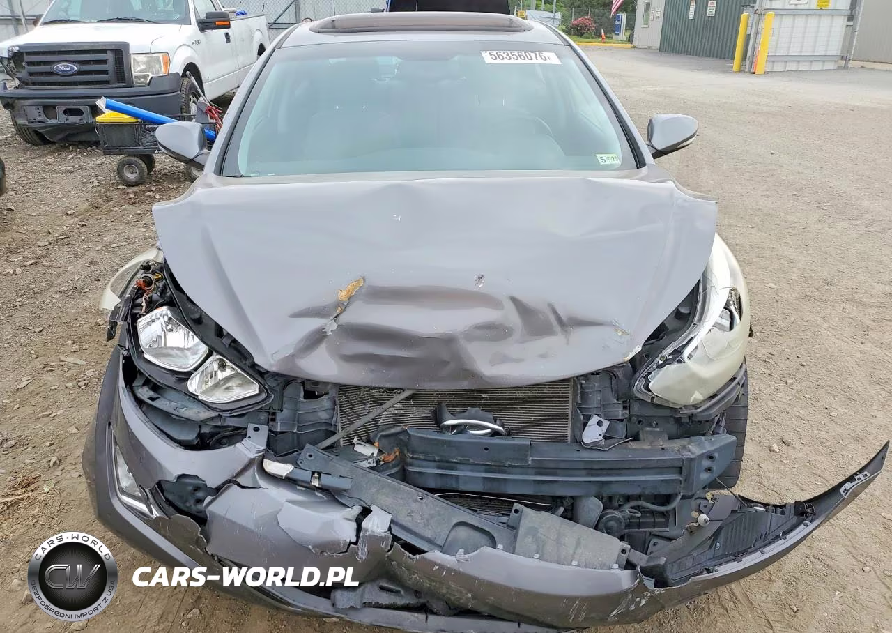 2014 Hyundai Elantra Limited VIN:5NPDH4AE5EH476072 - 5