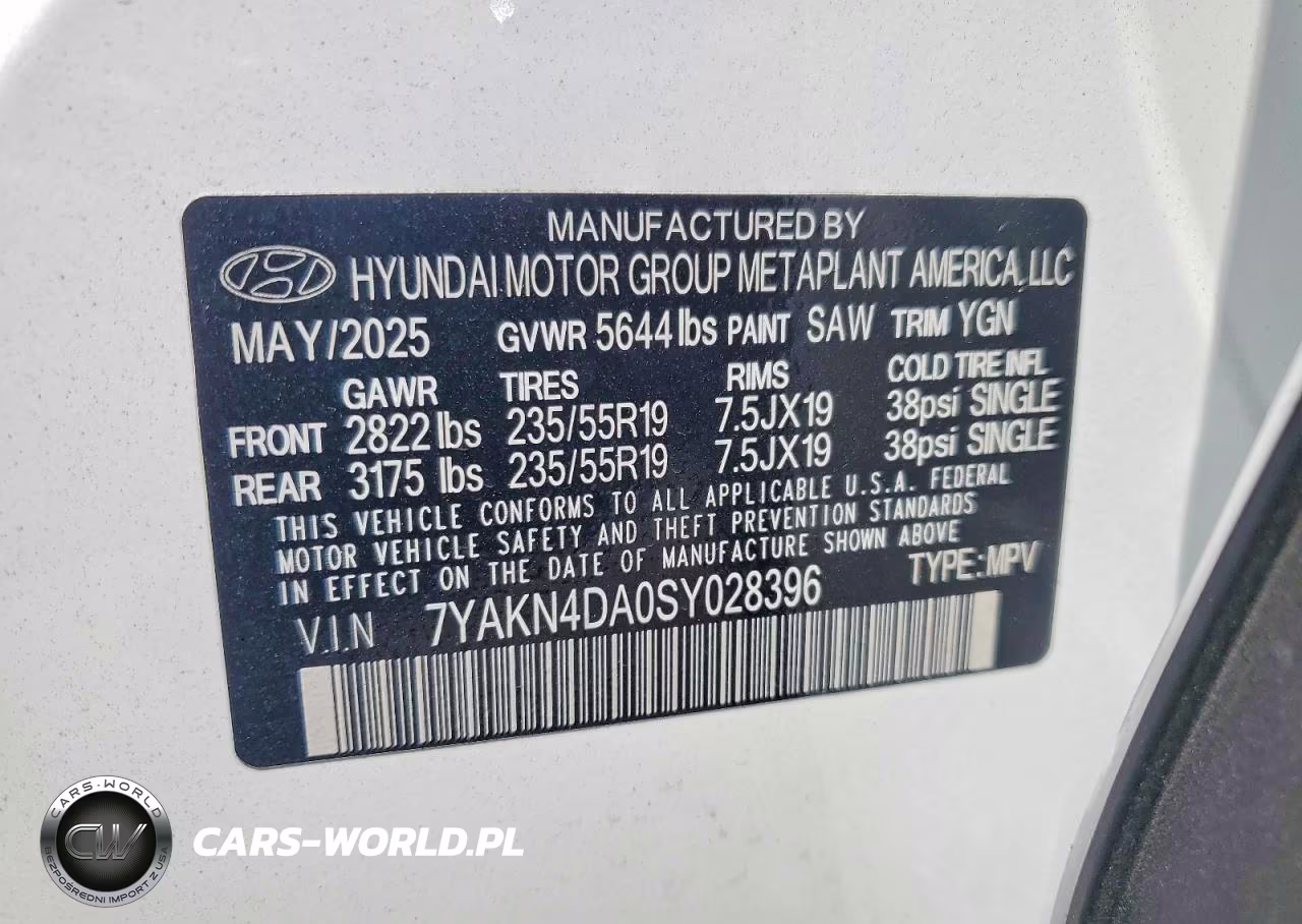 2025 Hyundai Ioniq 5 Sel VIN:7YAKN4DA0SY028396 - 13