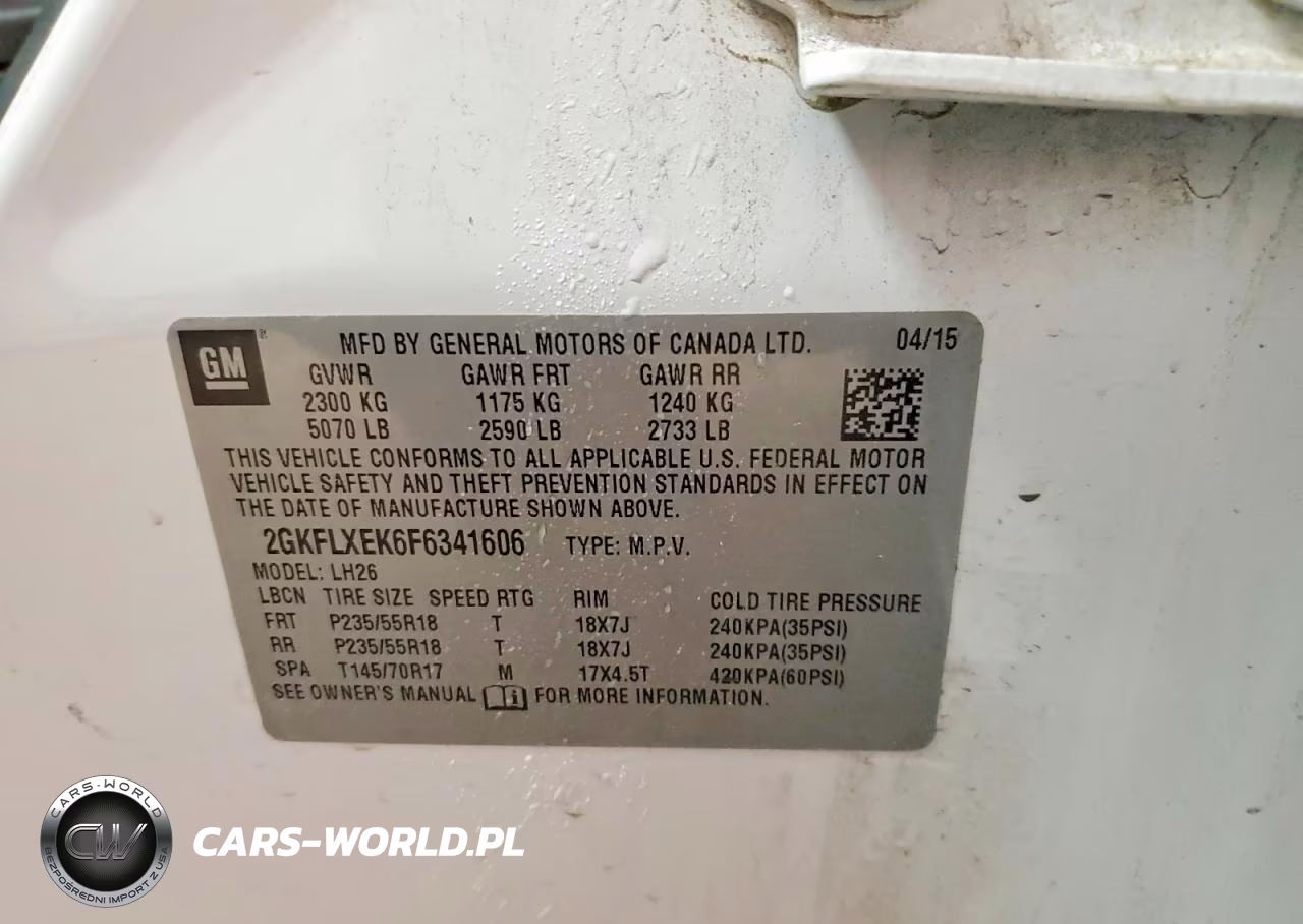 2015 GMC Terrain VIN:2GKFLXEK6F6341606 - 13
