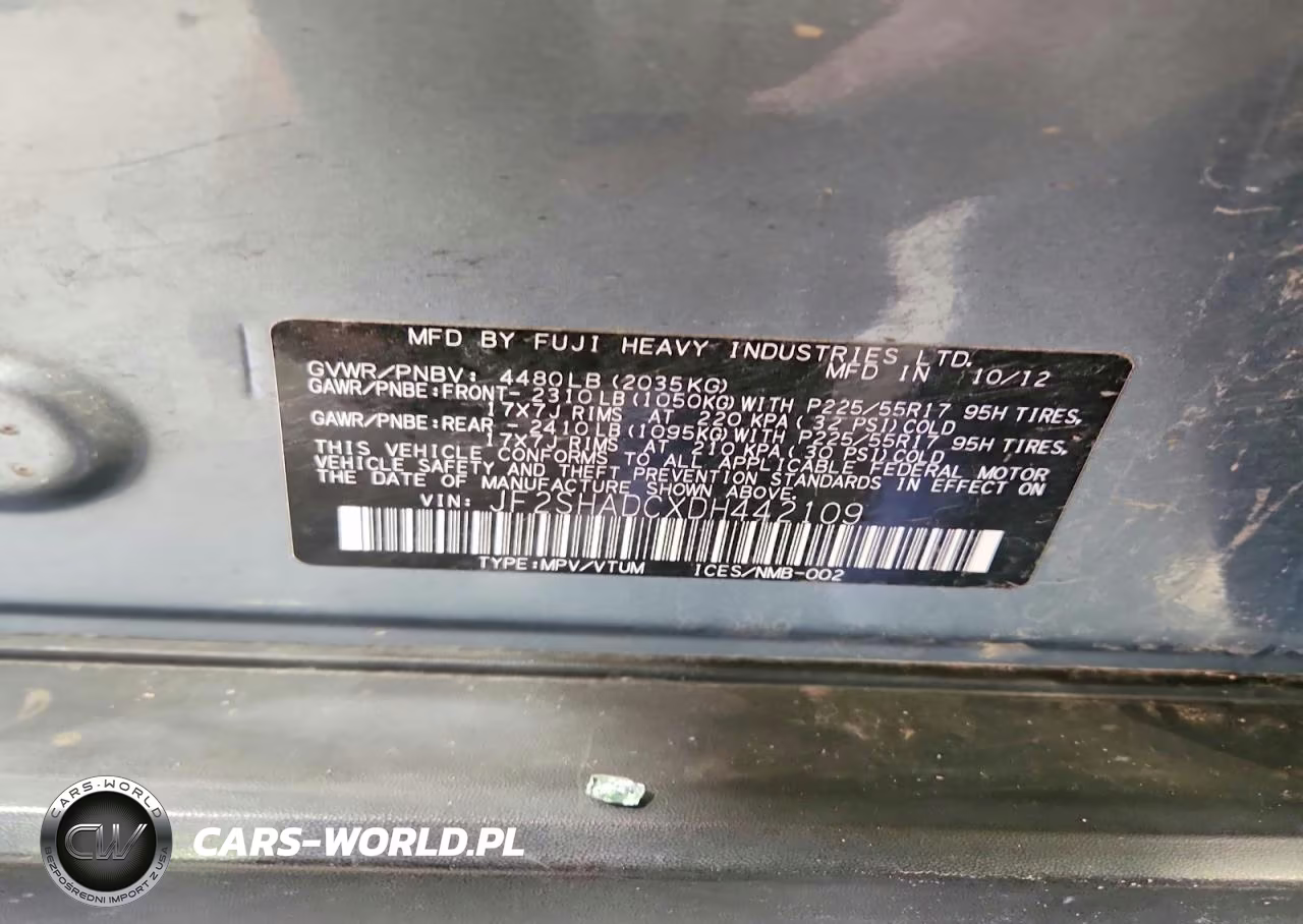 2013 Subaru Forester 2.5X Premium VIN:JF2SHADCXDH442109 - 13
