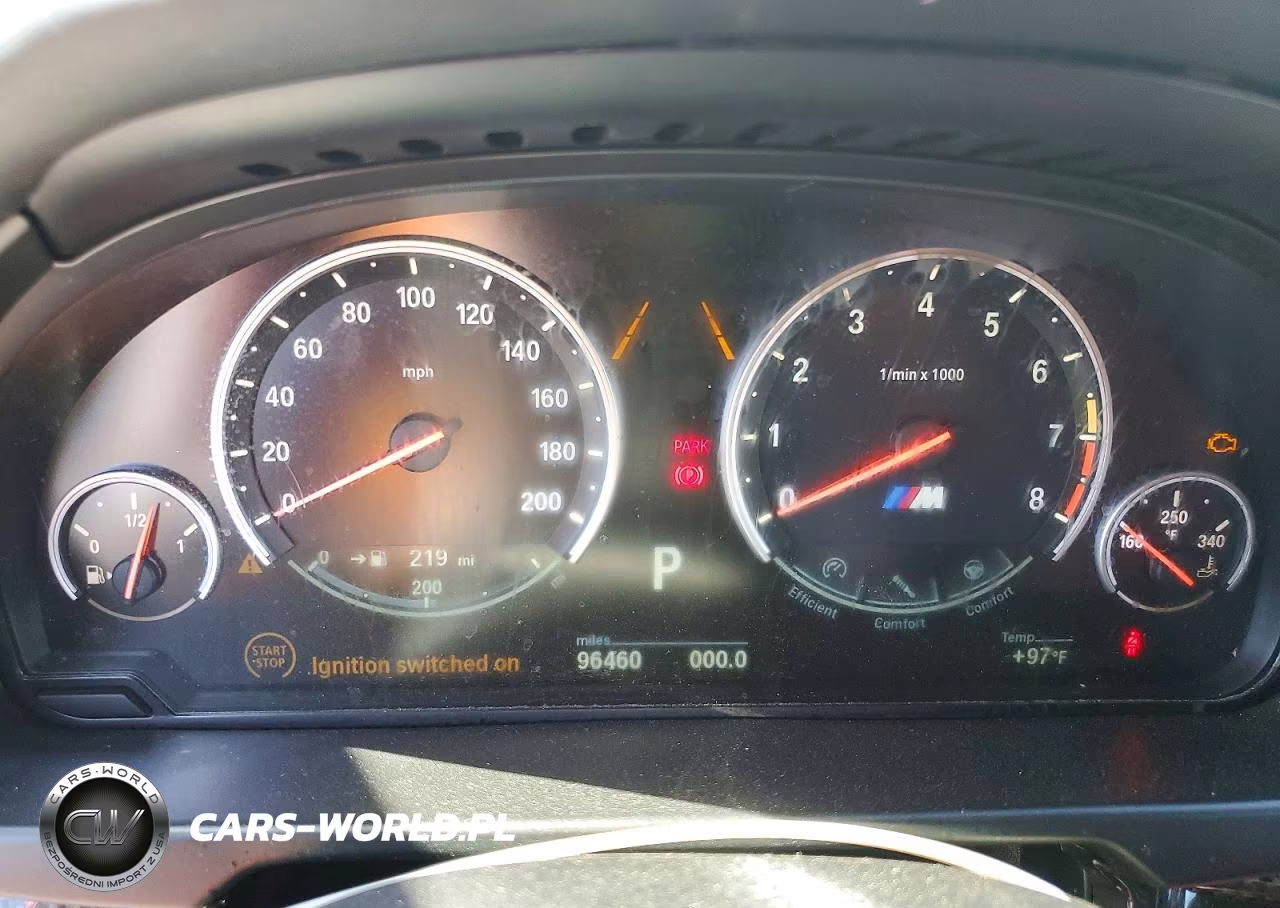 2016 BMW X6 M VIN:5YMKW8C56G0R43752 - 9