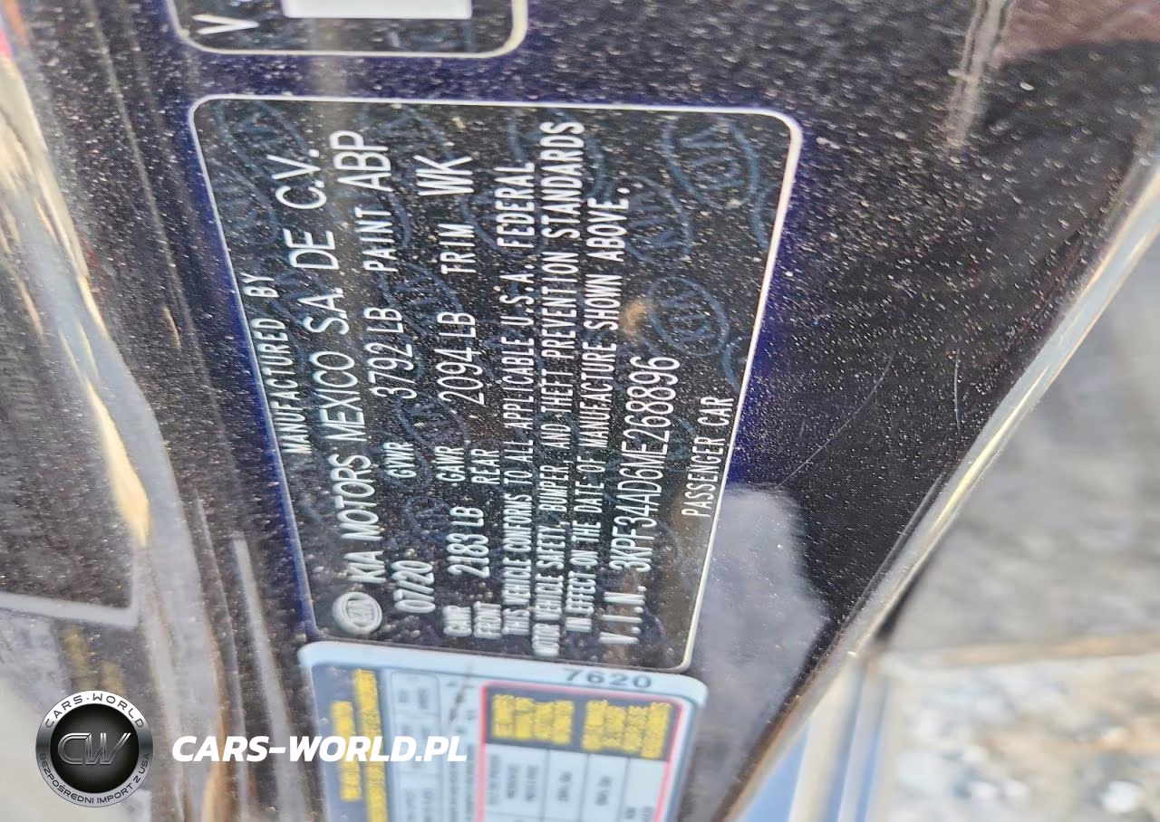 2021 Kia Forte Gt Line VIN:3KPF34AD6ME268896 - 12