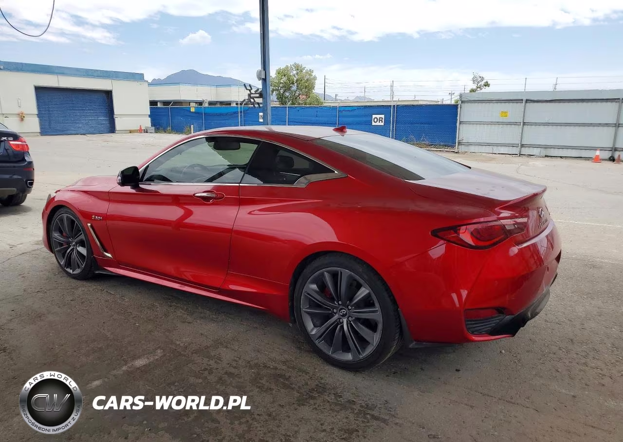2019 Infiniti Q60 Red Sport 400 VIN:JN1FV7EK8KM360467 - 2
