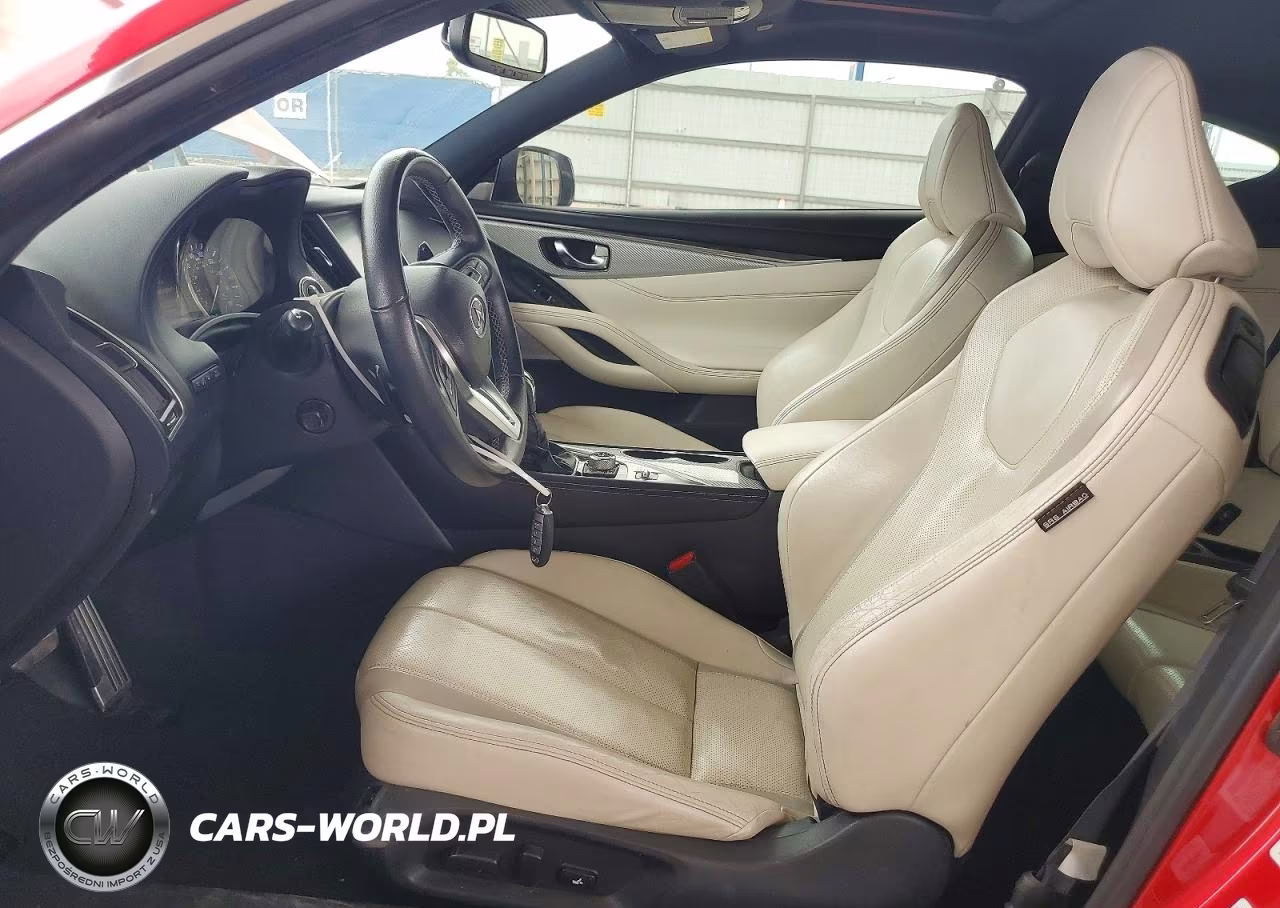 2019 Infiniti Q60 Red Sport 400 VIN:JN1FV7EK8KM360467 - 7