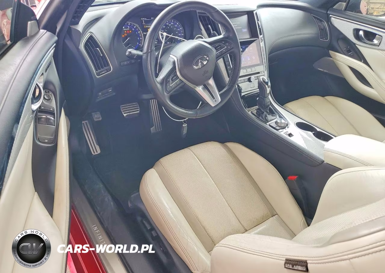 2019 Infiniti Q60 Red Sport 400 VIN:JN1FV7EK8KM360467 - 8