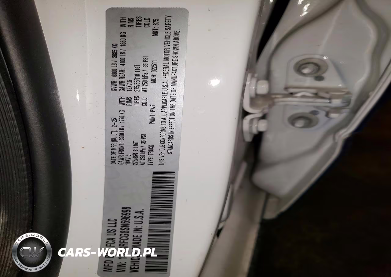 2025 Ram 1500 Tradesman VIN:1C6RRFCG8SN696998 - 12