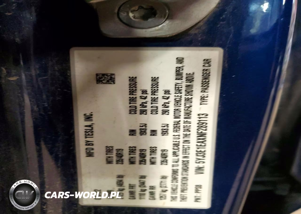 2022 Tesla Model 3 VIN:5YJ3E1EAXNF289113 - 12