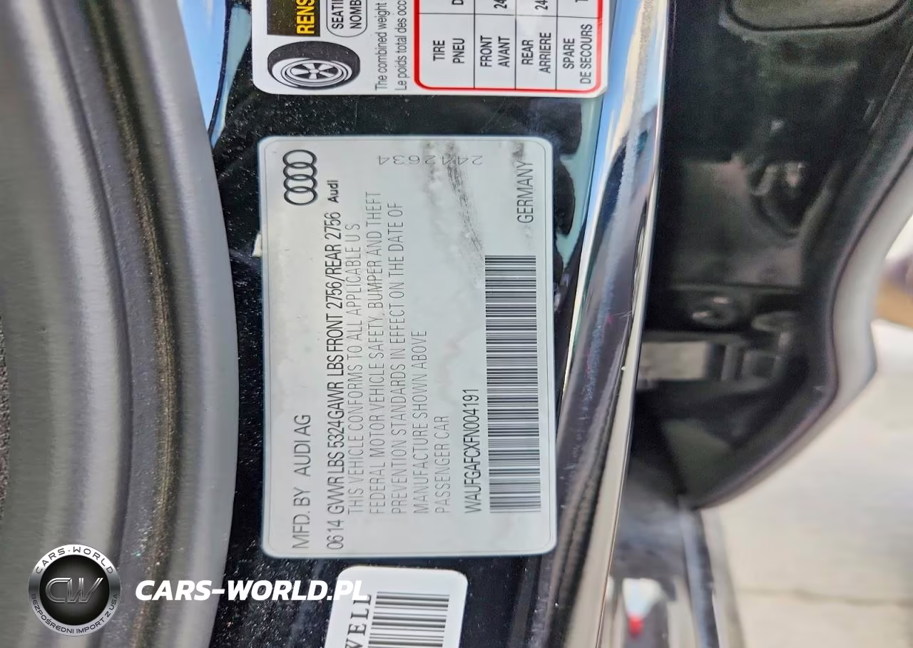 2015 Audi A6 VIN:WAUFGAFCXFN004191 - 13