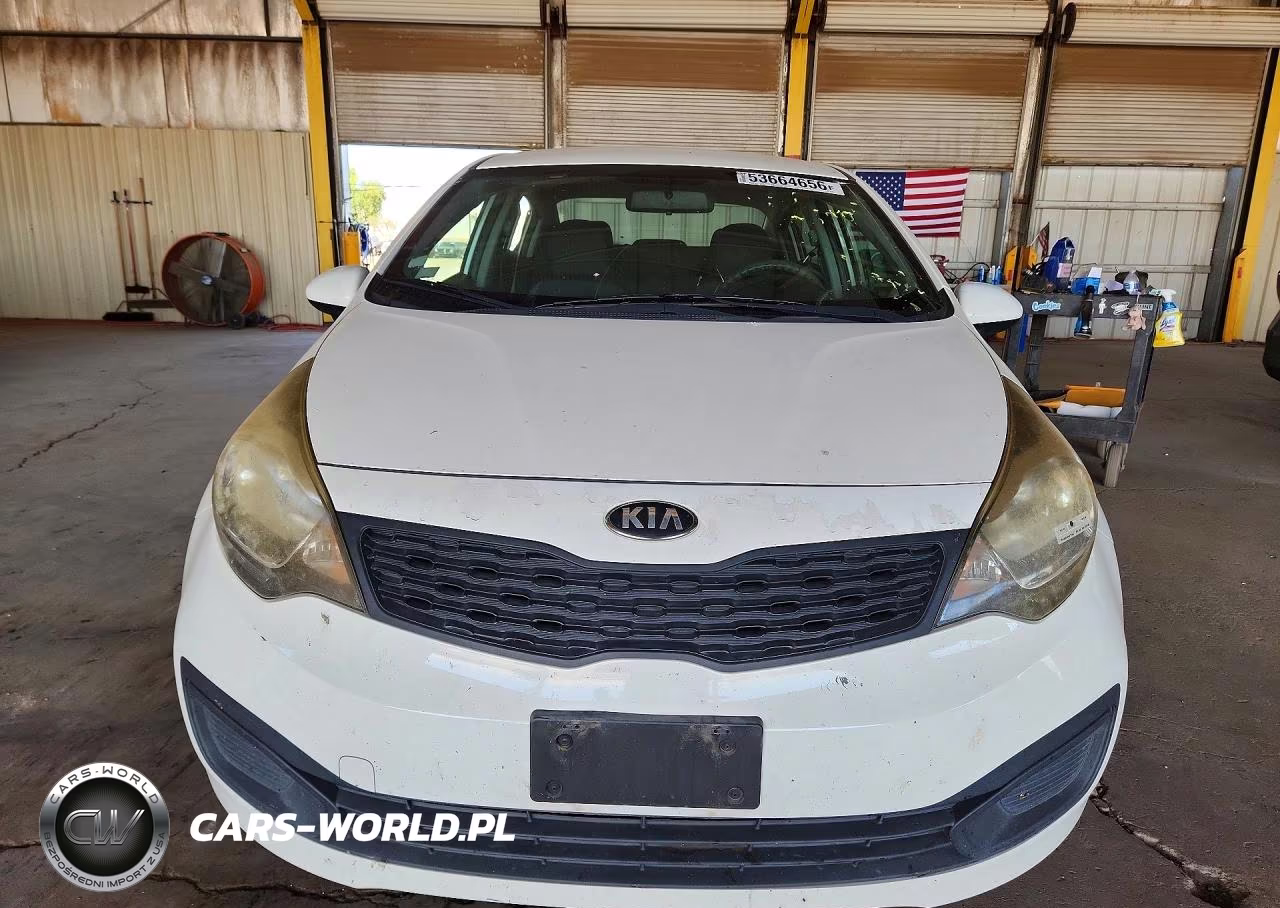 2013 Kia Rio Lx VIN:KNADM4A33D6292846 - 5