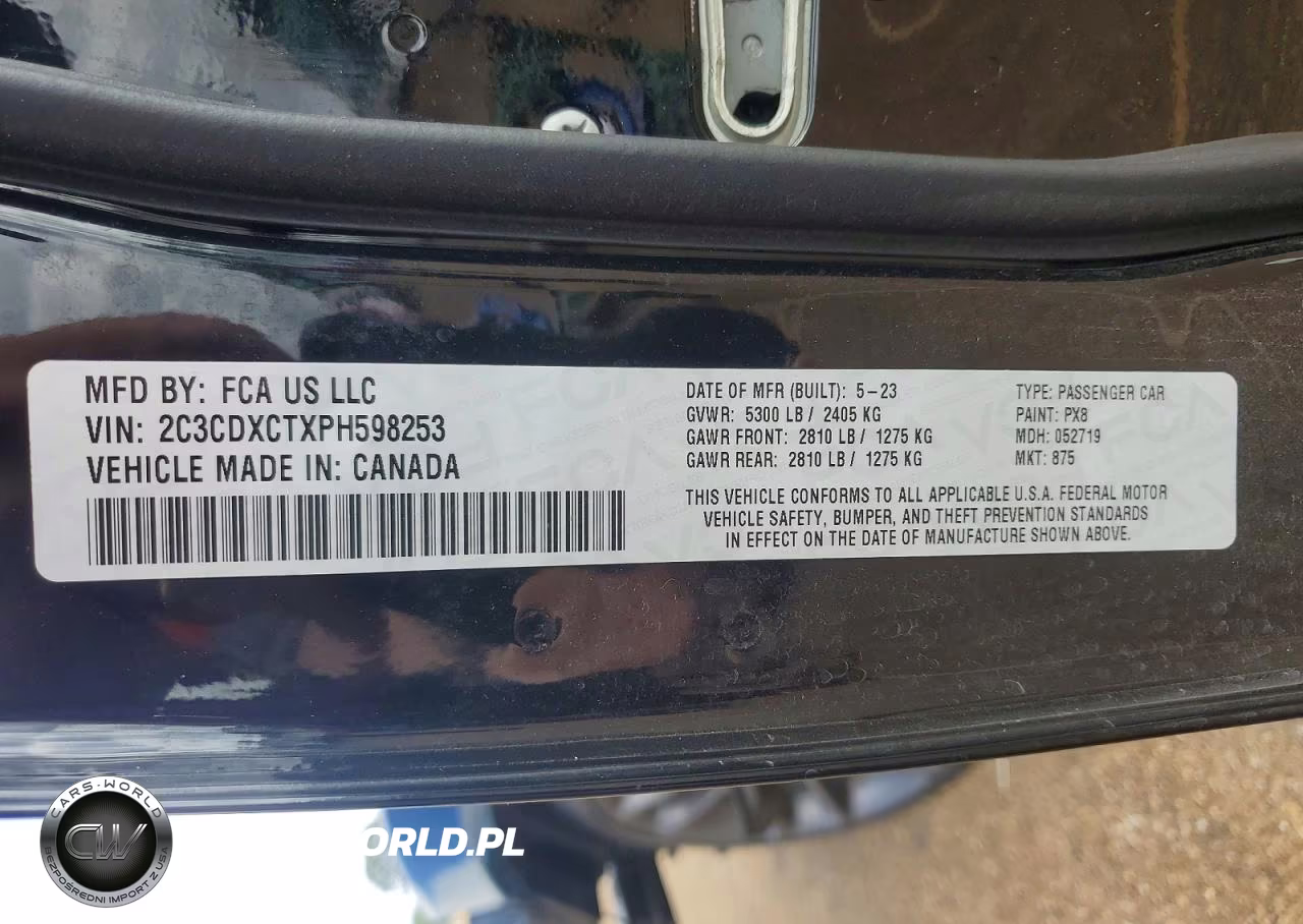 2023 Dodge Charger VIN:2C3CDXCTXPH598253 - 13