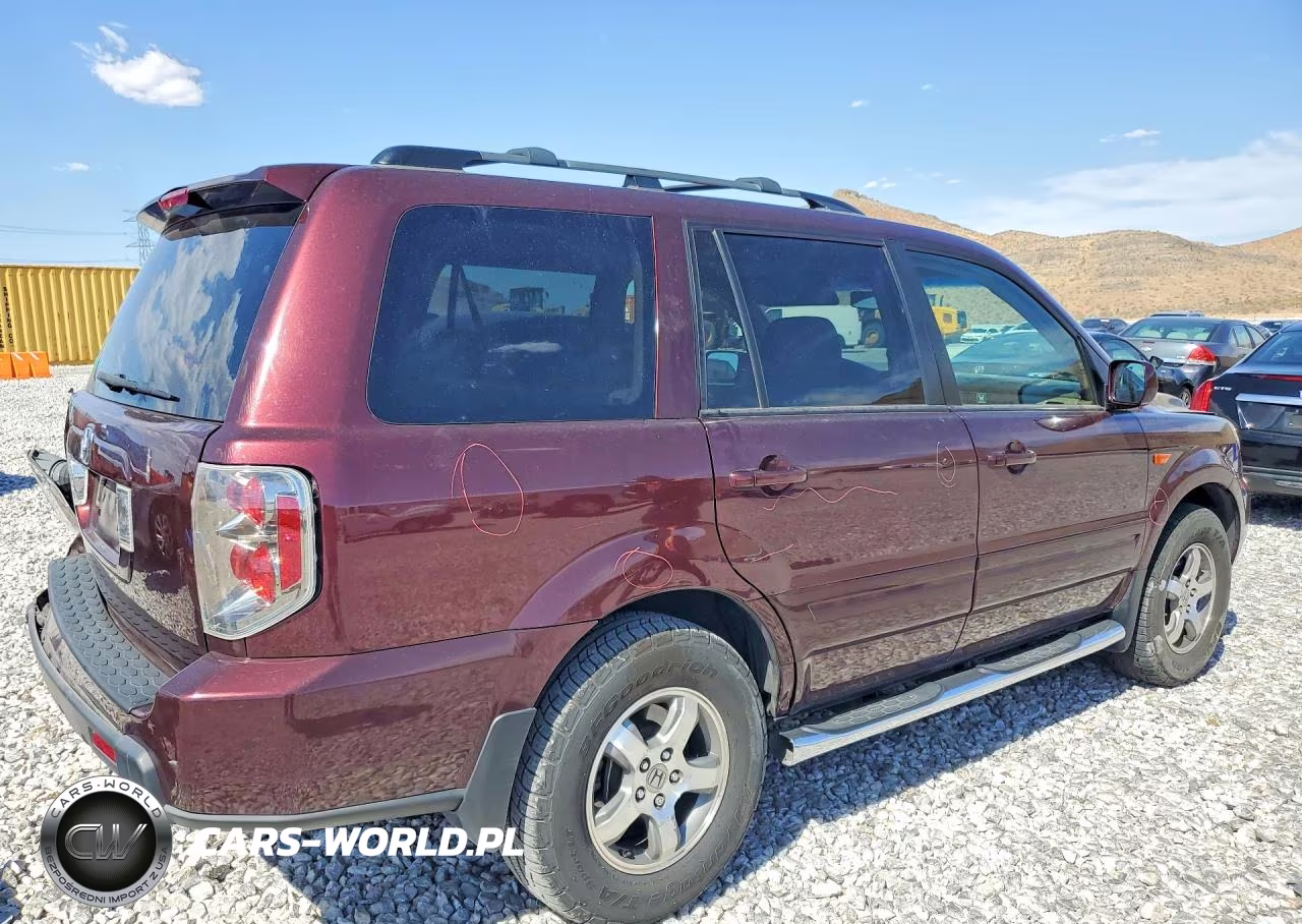 2007 Honda Pilot Exl VIN:5FNYF28577B040049 - 3