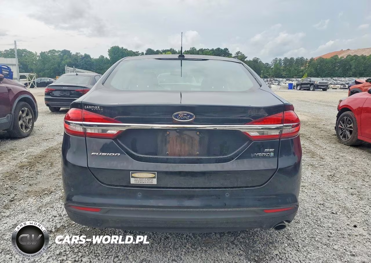 2018 Ford Fusion Se Hybrid VIN:3FA6P0LU0JR261558 - 6