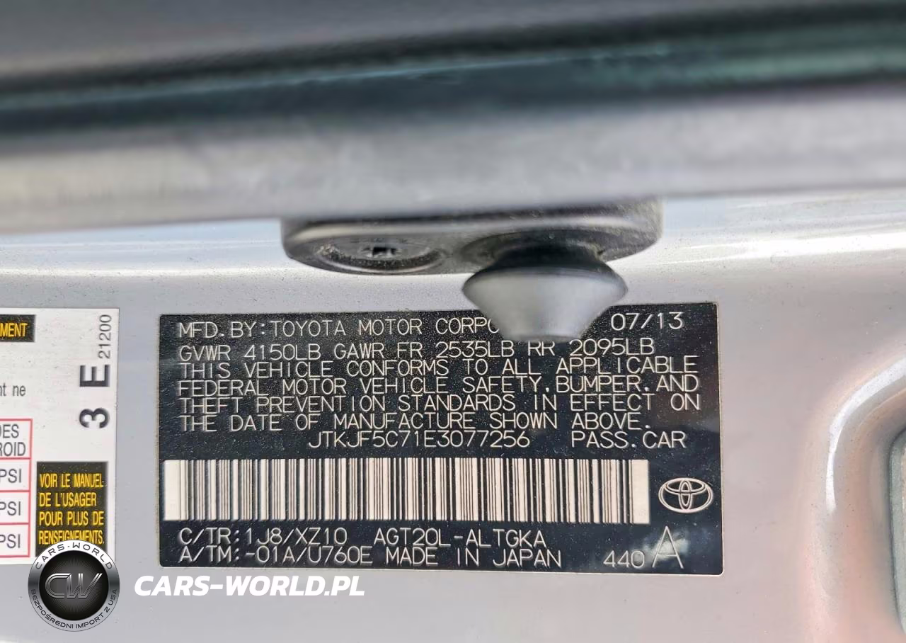 2014 Scion Tc 10 Series VIN:JTKJF5C71E3077256 - 12
