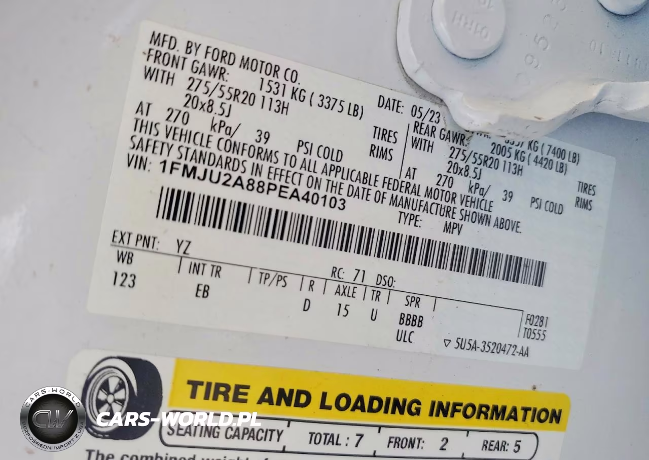 2023 Ford Expedition Limited VIN:1FMJU2A88PEA40103 - 12