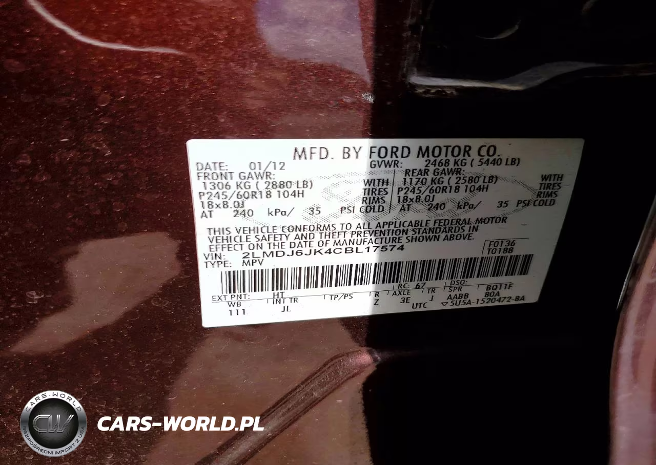 2012 Lincoln Mkx VIN:2LMDJ6JK4CBL17574 - 13