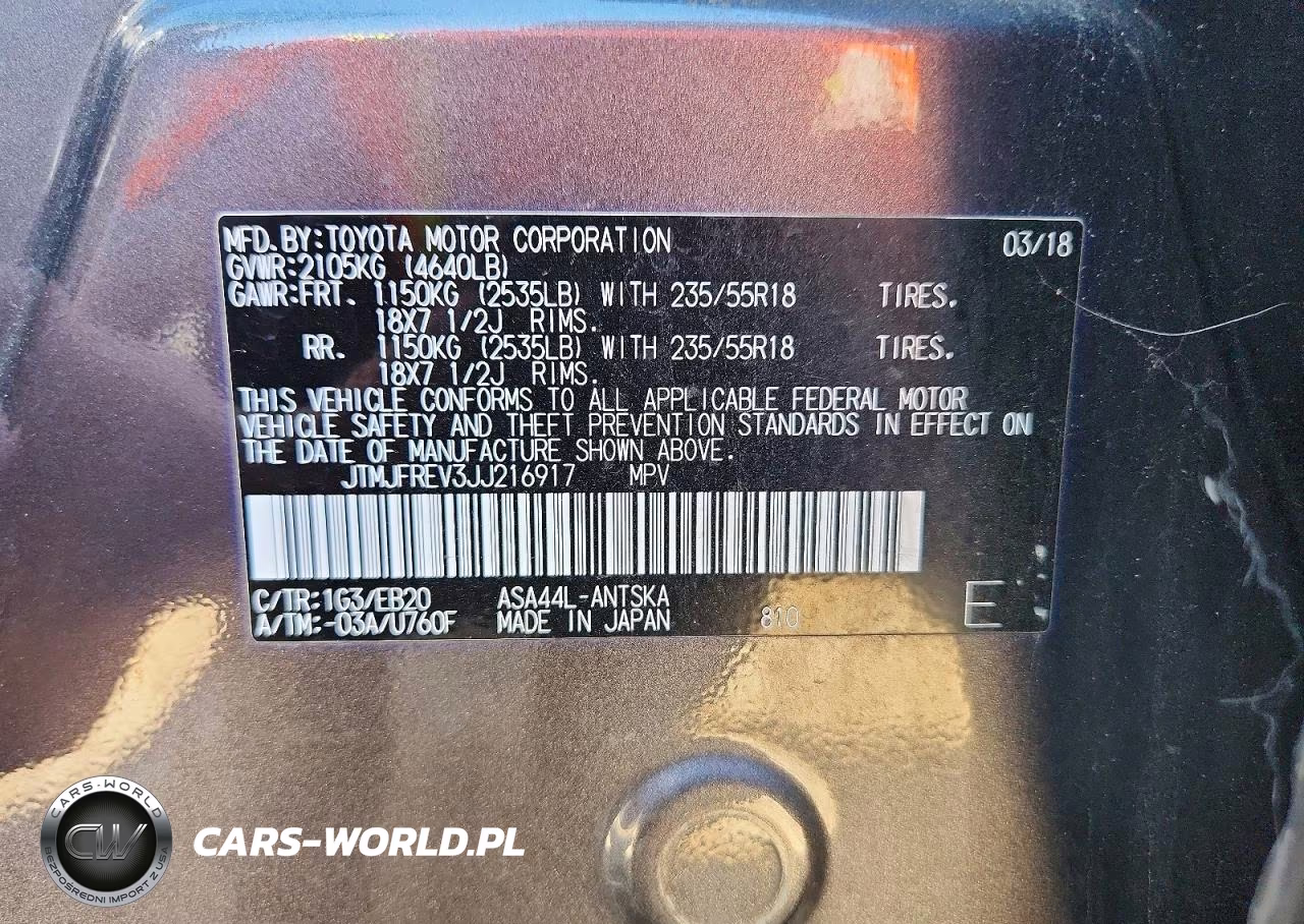 2018 Toyota Rav4 Se VIN:JTMJFREV3JJ216917 - 13