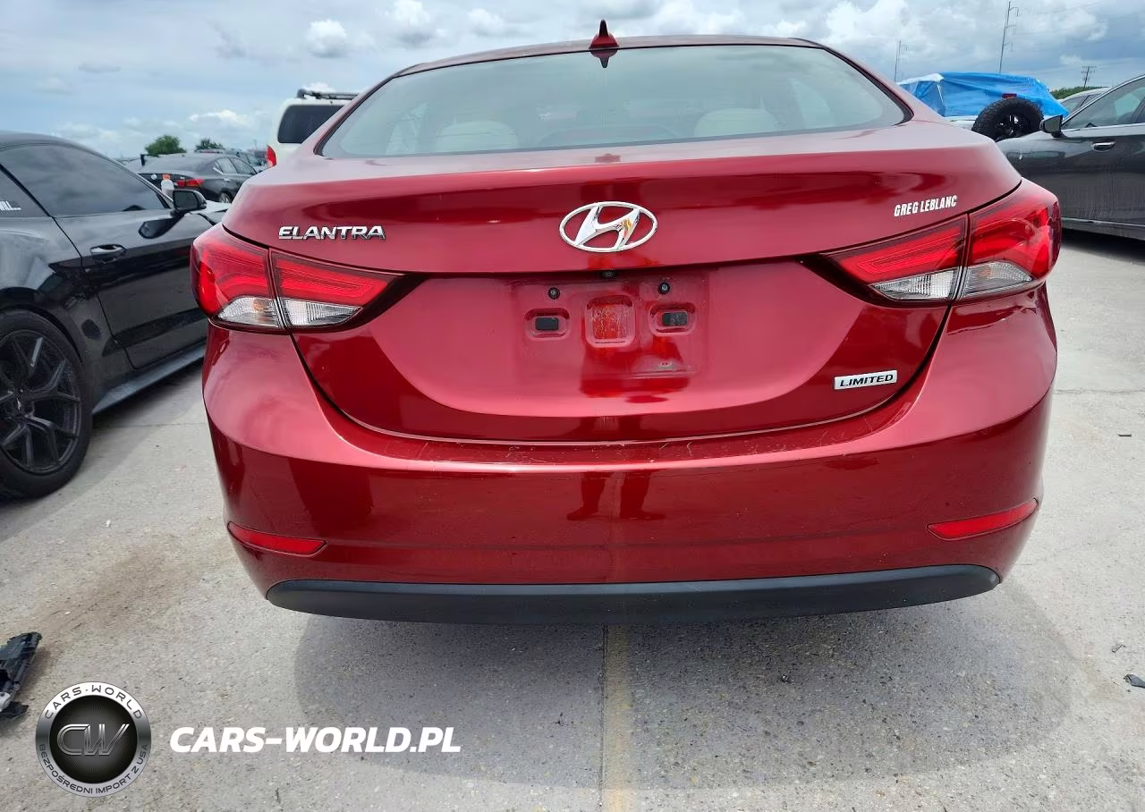 2016 Hyundai Elantra Limited VIN:5NPDH4AE9GH739585 - 6